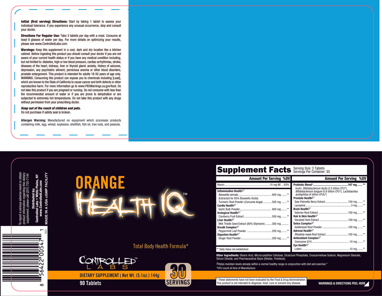 health iq 30 label