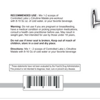 L-Citrulline Malate (Egypt) | Directions