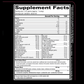 Orange Oximega Greens | Supplement Facts
