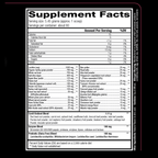 Orange Oximega Greens | Supplement Facts