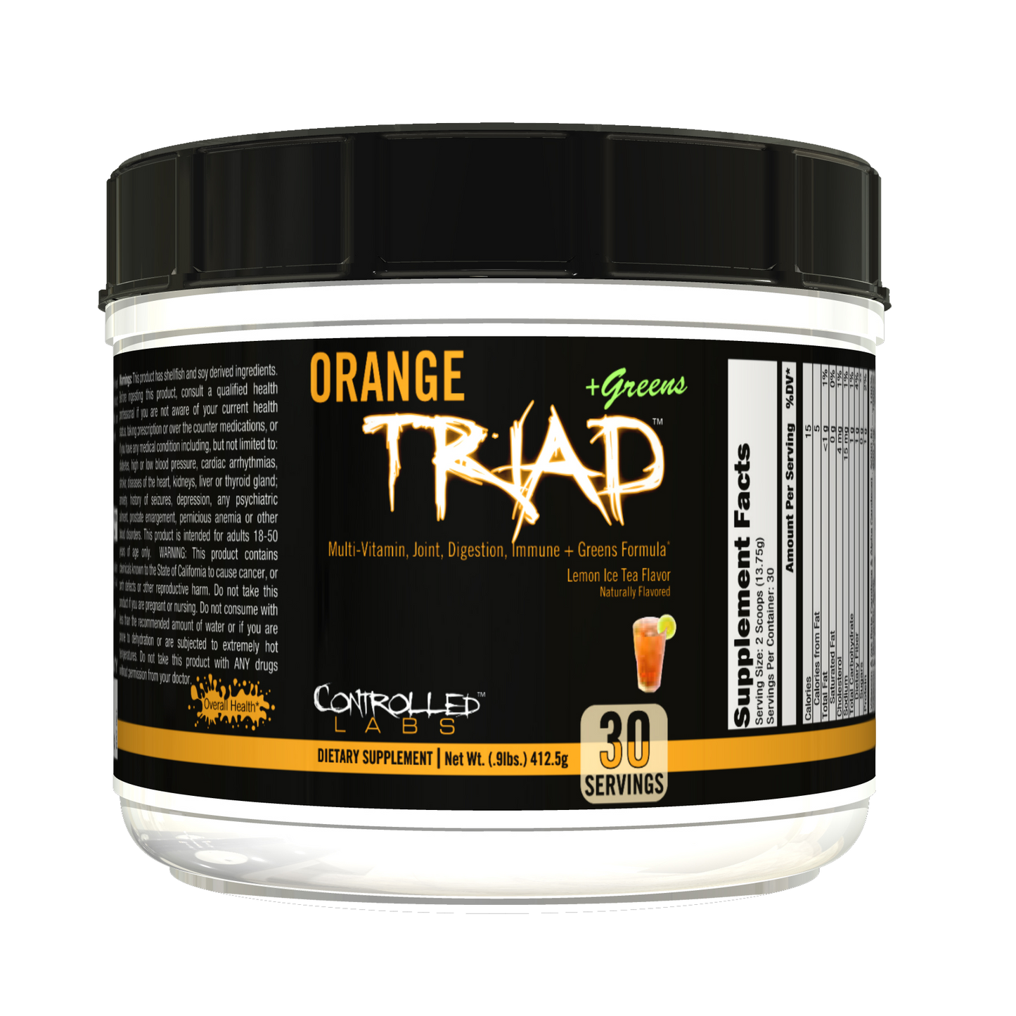 Orange Triad + Greens