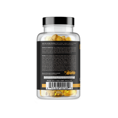 Orange Oximega fish oil left