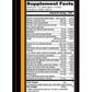Orange Greens | Lemon Ice Tea | Supplement Facts 1