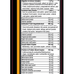 Orange Greens | Lemon Ice Tea | Supplement Facts 2