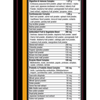 Orange Greens | Lemon Ice Tea | Supplement Facts 2